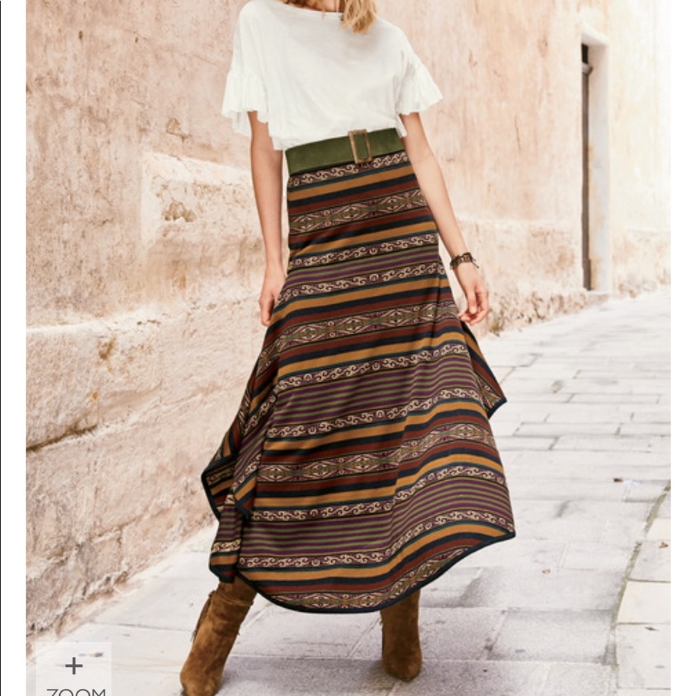 Brand new Peruvian connection tribal skirt Xs maxi